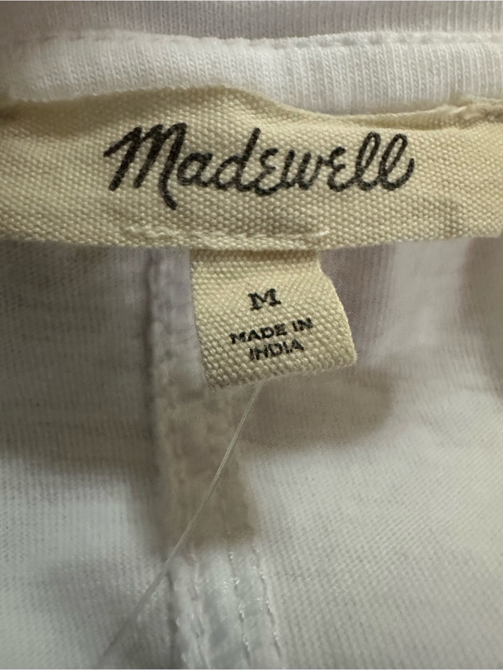 NWT Madewell Essential Slim Fit Tee Shirt- Medium - Picture 6 of 8